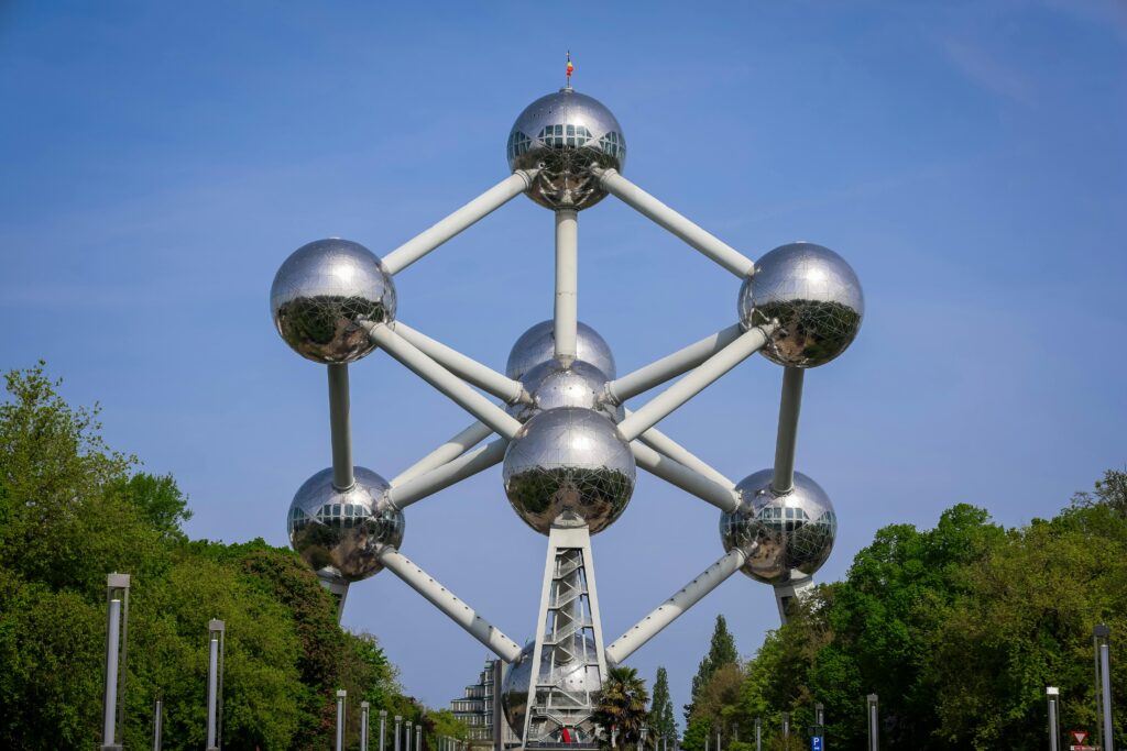 Atomium ist das Wahrzeichen von Brüssel