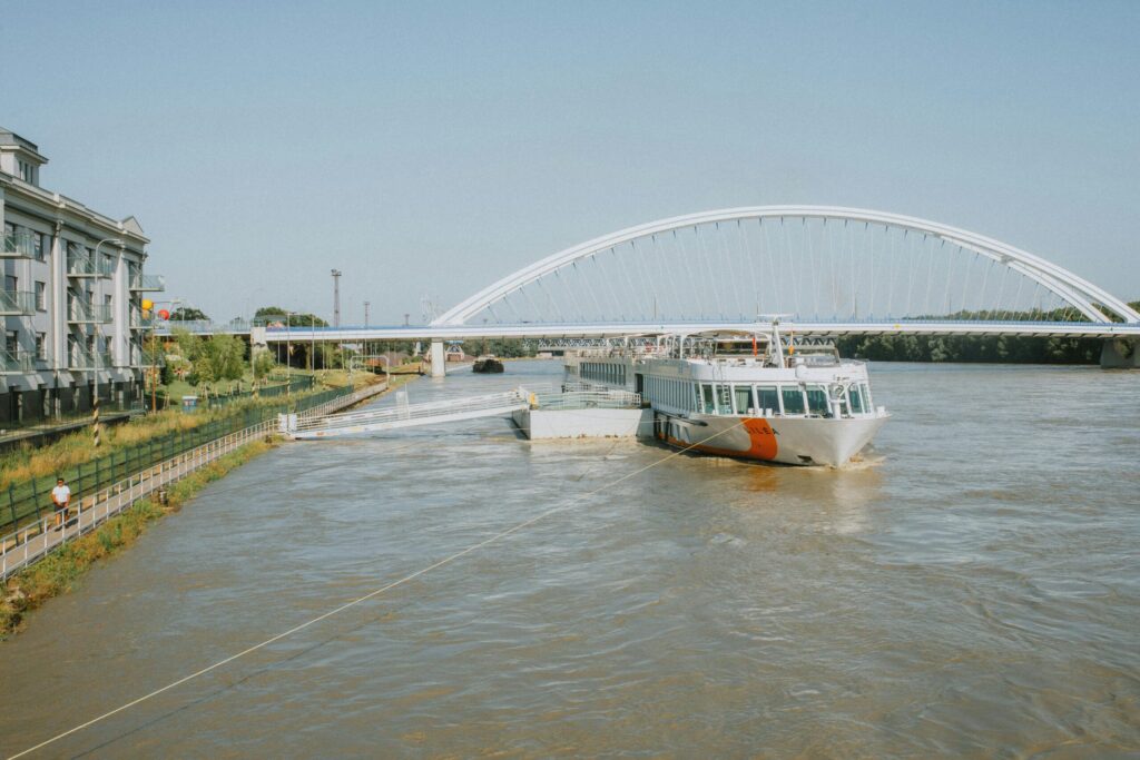Schiff auf der Donau