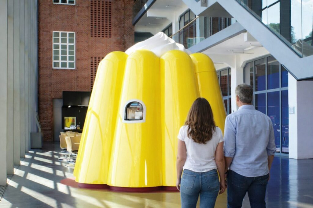 Der berühmte Vanillepudding von Dr. Oetker