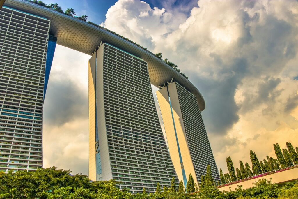 Marina Bay Sands Hotel in Singapur